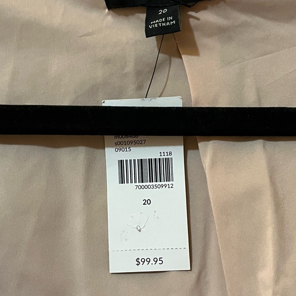 Lane Bryant Rose Gold Sequin Blazer Size 20 NWT - Picture 4 of 7